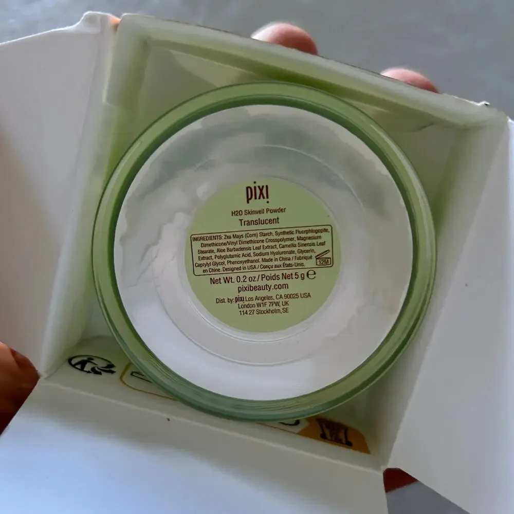 Pixi H2O Skinveil Loose Sheer Powder Translucent Velvet Hydrating Finish .2 oz